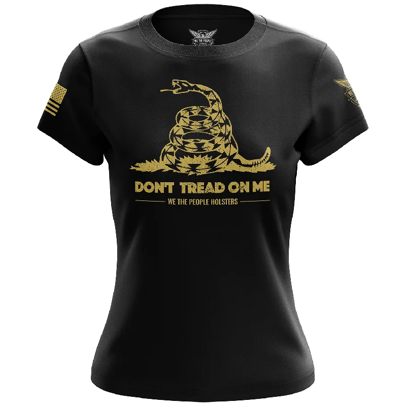 Cozy Comfort Options Cozy Wardrobe Dont Tread On Me Gadsden Flag Women's Short Sleeve Shirt