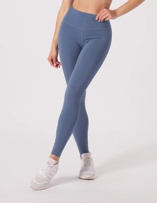 Cozy Comfort Options Chic Everyday Wear Tone Up Legging: Washed Blue