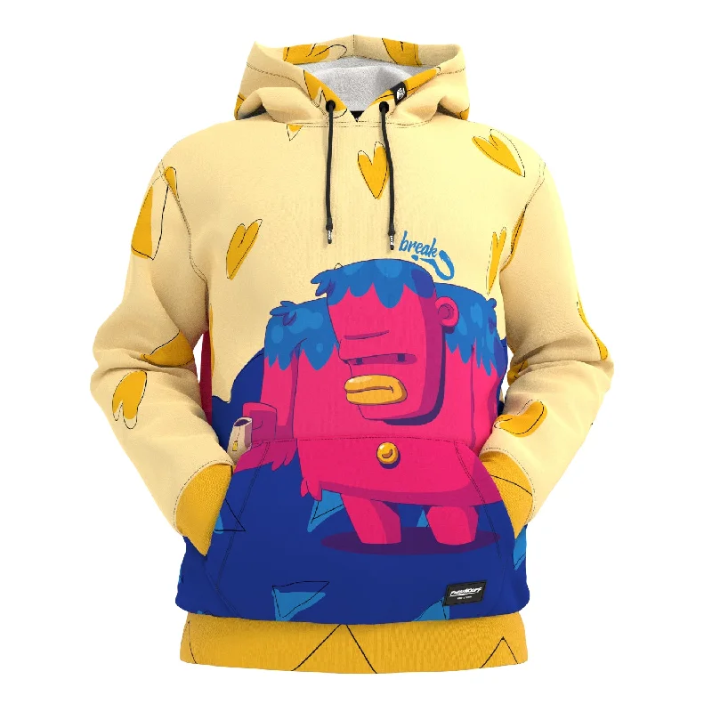 Trendy Comfortables Relaxed Pieces Break Hoodie