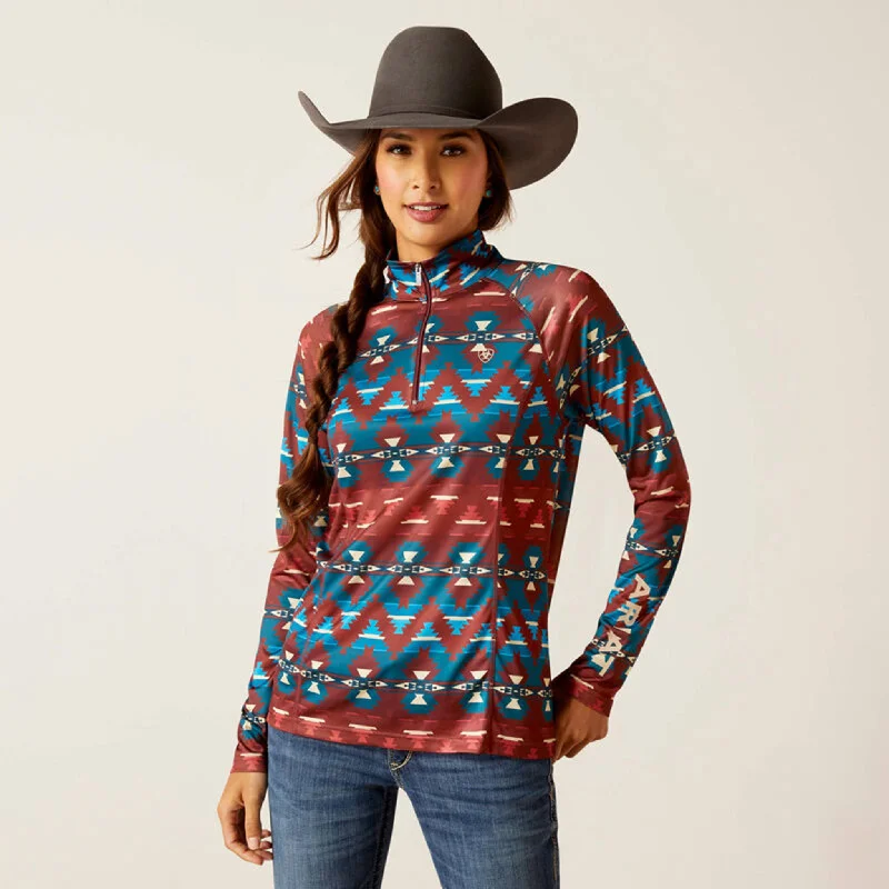 Ariat Women's Baja Print 1/4 Zip Pullover