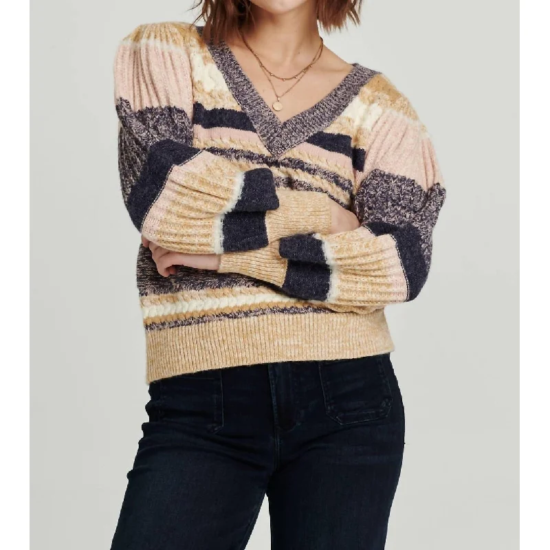 Another Love - Geneva Puff Sleeve Sweater