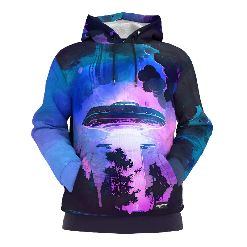 Minimal Fashion Soft Fit U.F.O. Kidnapped Hoodie