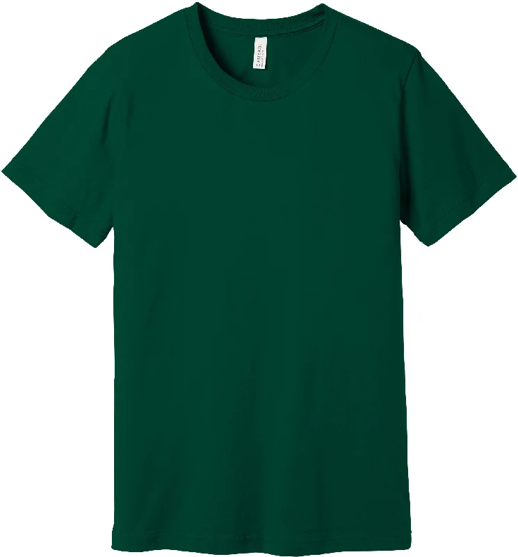 Soft-Fit Wear Comfy Textiles BELLA+CANVAS Unisex Jersey Short Sleeve Tee - Evergreen Soft-Fit Wear Comfy Textiles BELLA+CANVAS Unisex Jersey Short Sleeve Tee - Evergreen