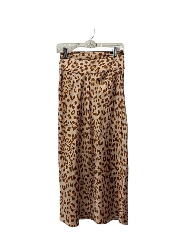 Soft and Casual Looks Day-to-day Comfort Skirt Maxi By Free People In Animal Print, Size: 0 Soft and Casual Looks Day-to-day Comfort Skirt Maxi By Free People In Animal Print, Size: 0