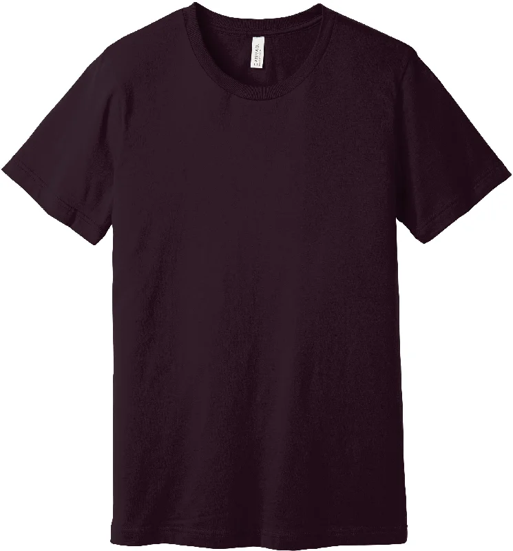 Relaxed Wear Fits Comfort Wardrobe BELLA+CANVAS Unisex Jersey Short Sleeve Tee - Oxblood Black Relaxed Wear Fits Comfort Wardrobe BELLA+CANVAS Unisex Jersey Short Sleeve Tee - Oxblood Black