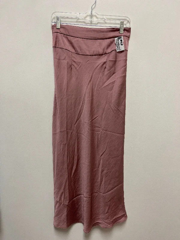 Casual Trend Pieces Versatile Comfortwear Skirt Maxi By Free People In Pink, Size: 6 Casual Trend Pieces Versatile Comfortwear Skirt Maxi By Free People In Pink, Size: 6