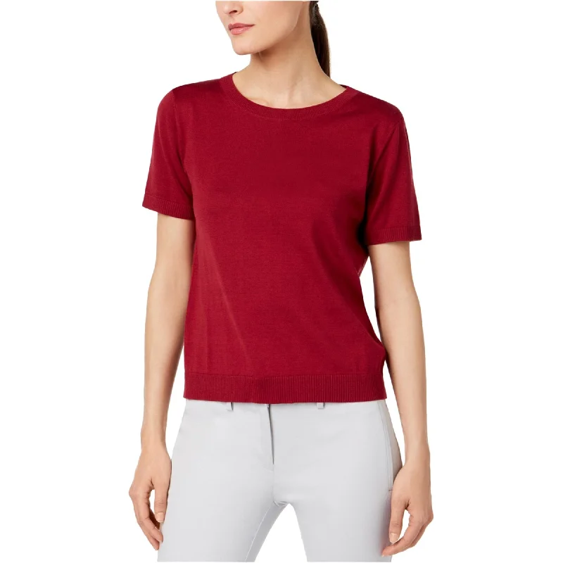 Soft Textured Wear Affordable Layers MaxMara Womens Carbone Pullover Sweater, Red, X-Small