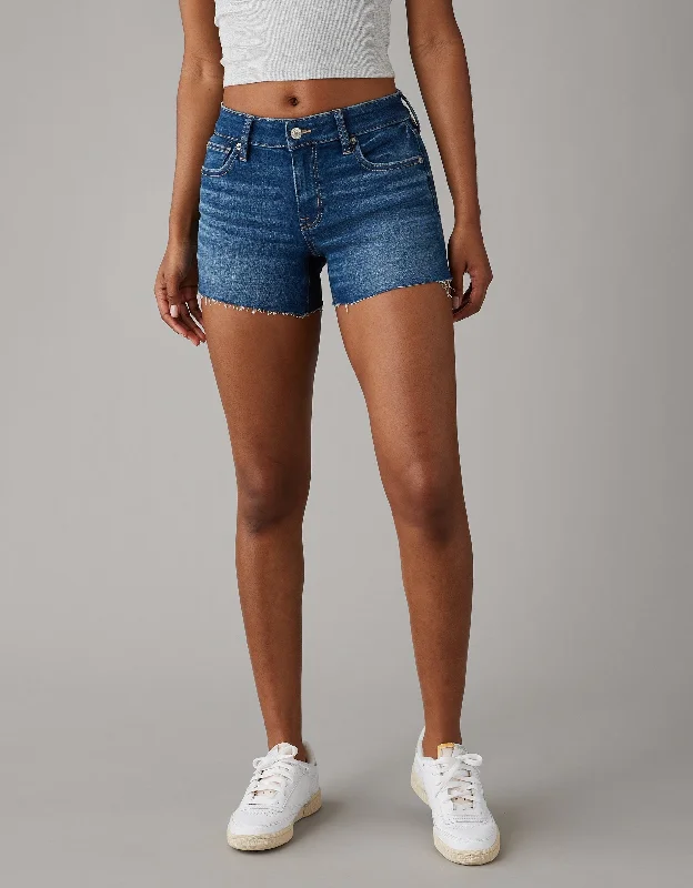 Stylish Daily Outfits Simple Comfortwear AE Next Level Denim Midi Short