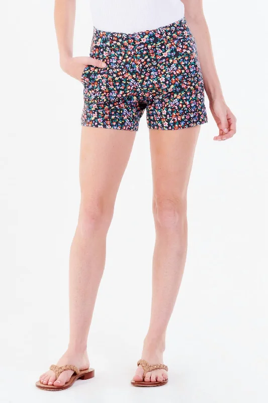 North Hampton High Rise Shorts In Summer Ditsy