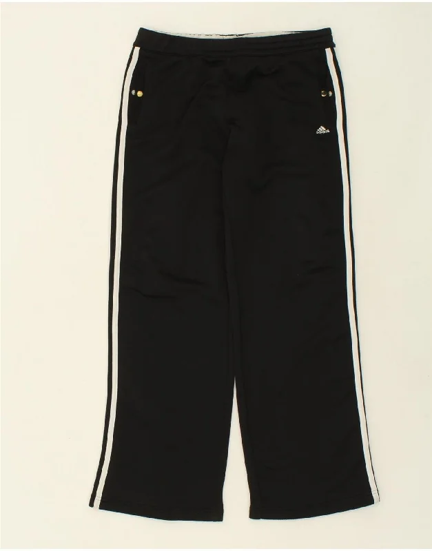 Cozy Fabric Fits Chic Wear ADIDAS Womens Tracksuit Trousers UK 16 Large Black Polyester Cozy Fabric Fits Chic Wear ADIDAS Womens Tracksuit Trousers UK 16 Large Black Polyester