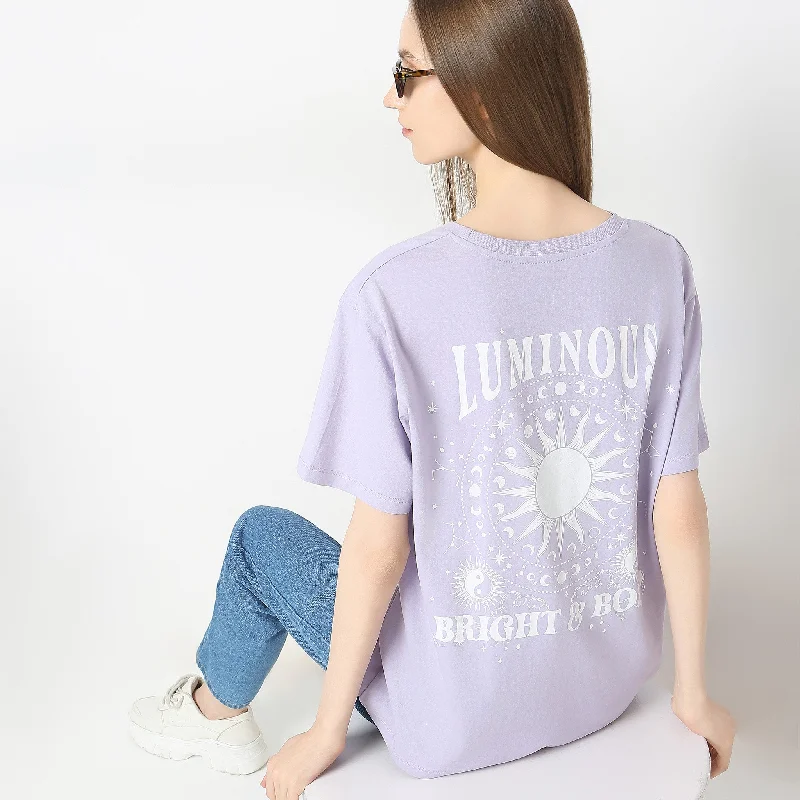 Casual Comfort Clothing Chic Layers Oversize Graphic T-Shirt