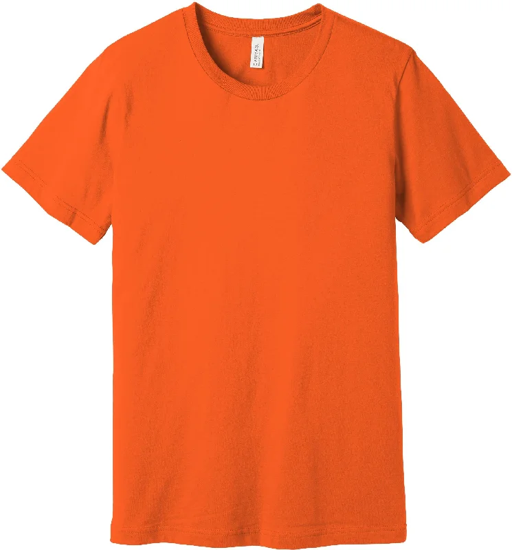 Soft and Casual Looks Cozy Casuals BELLA+CANVAS Unisex Jersey Short Sleeve Tee - Orange Soft and Casual Looks Cozy Casuals BELLA+CANVAS Unisex Jersey Short Sleeve Tee - Orange