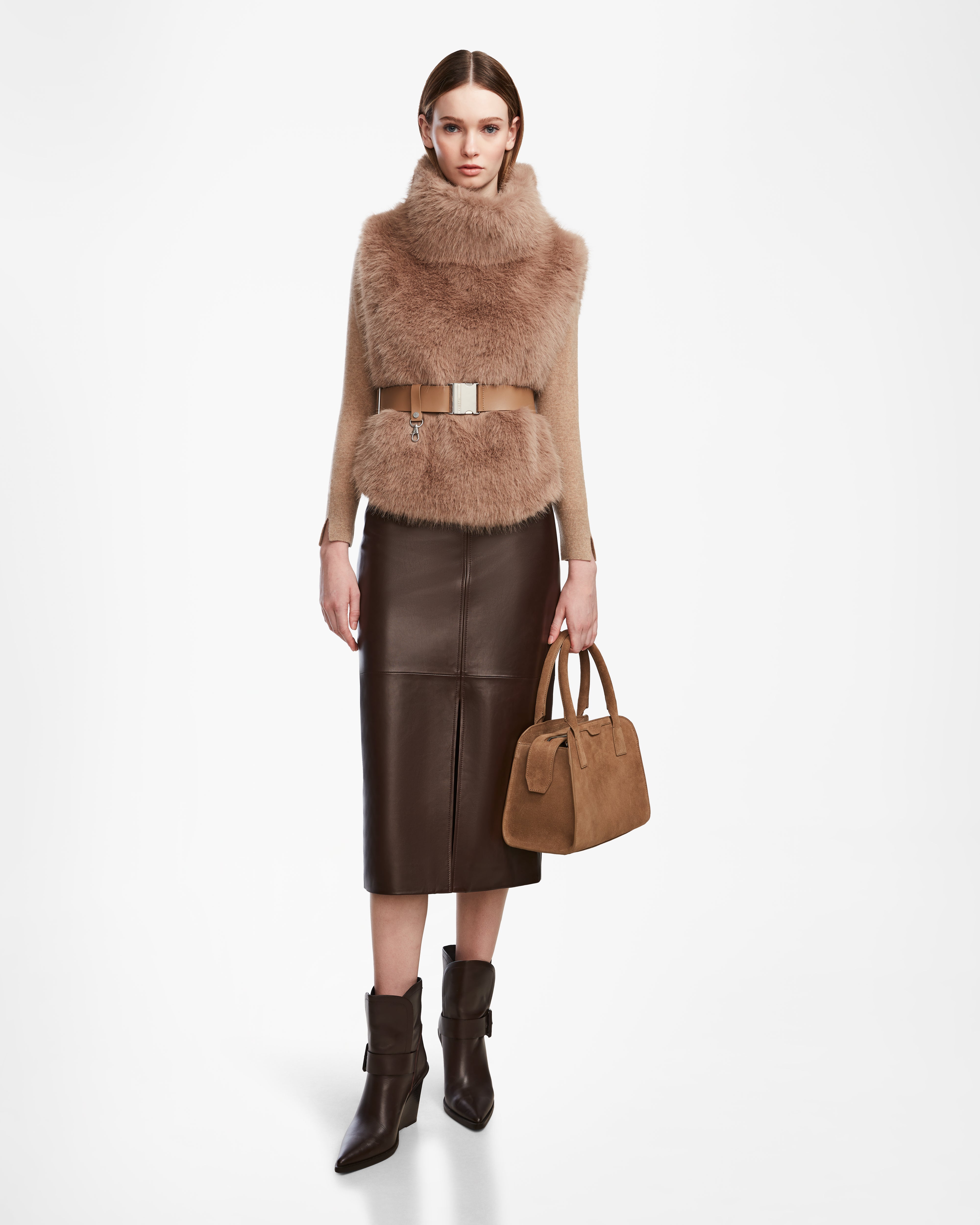Practical Chic Wear Stylish Outfits MAULIN - 8524611 Camel
