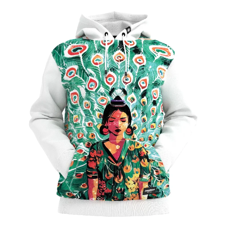 Effortless Layers Affordable Layers Queen of Peacocks Hoodie