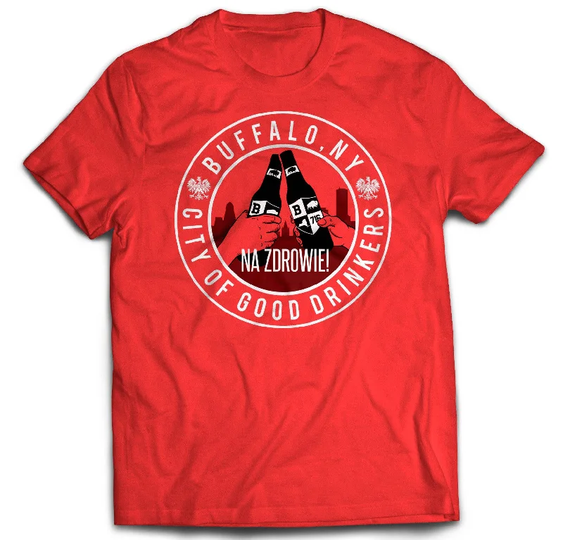 Relaxed Fit Choices Cozy Styles City of Good Drinkers - Polish - Adult T