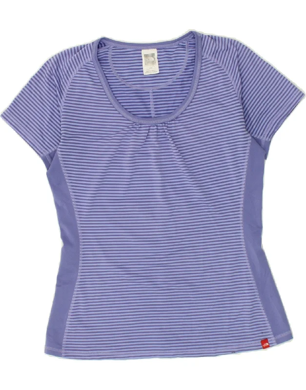 Cozy Outfits Wear Comfortable Daywear THE NORTH FACE Womens T-Shirt Top UK 12 Medium Purple Striped Polyester Cozy Outfits Wear Comfortable Daywear THE NORTH FACE Womens T-Shirt Top UK 12 Medium Purple Striped Polyester