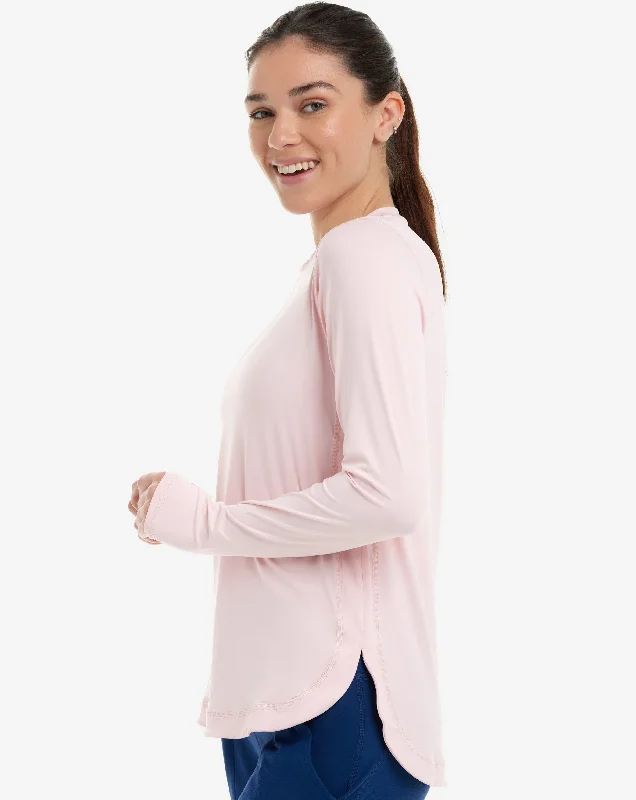 Casual Style Fits Cozy Essentials WOMEN'S RELAXED SCALLOP TOP (2015)