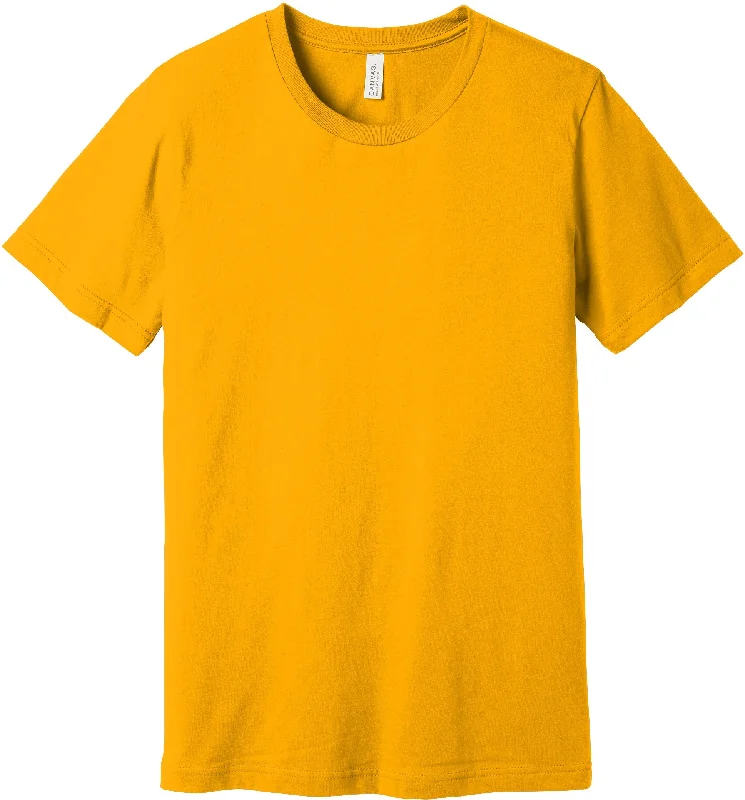 Chic Layering Practical Comfort BELLA+CANVAS Unisex Jersey Short Sleeve Tee - Gold
