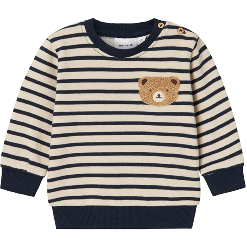 Name it Oatmeal Bearo Sweatshirt