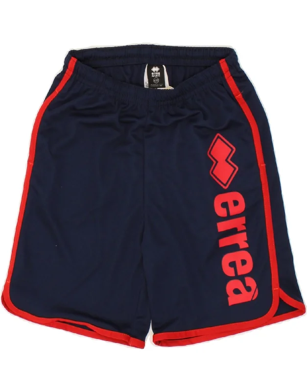 Cozy Fabric Fits Relaxed Dressing ERREA Womens Graphic Sport Shorts UK 2 2XS Navy Blue Polyester Cozy Fabric Fits Relaxed Dressing ERREA Womens Graphic Sport Shorts UK 2 2XS Navy Blue Polyester