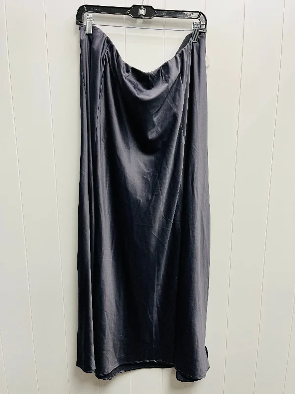 Everyday Wardrobe Essentials Casual Comfort Skirt Maxi By Torrid In Navy, Size: 2x