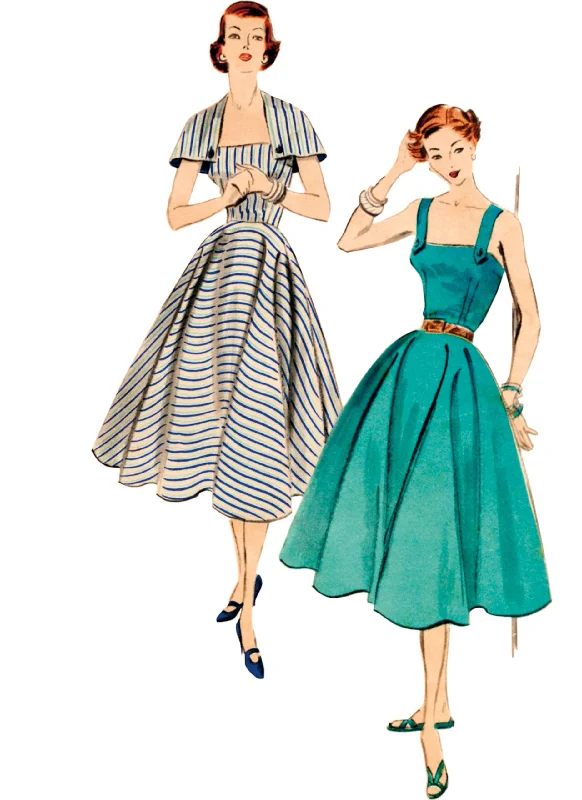 Cozy Fit Outfits Cozy Dresses Vogue Dress & Capelet V2002