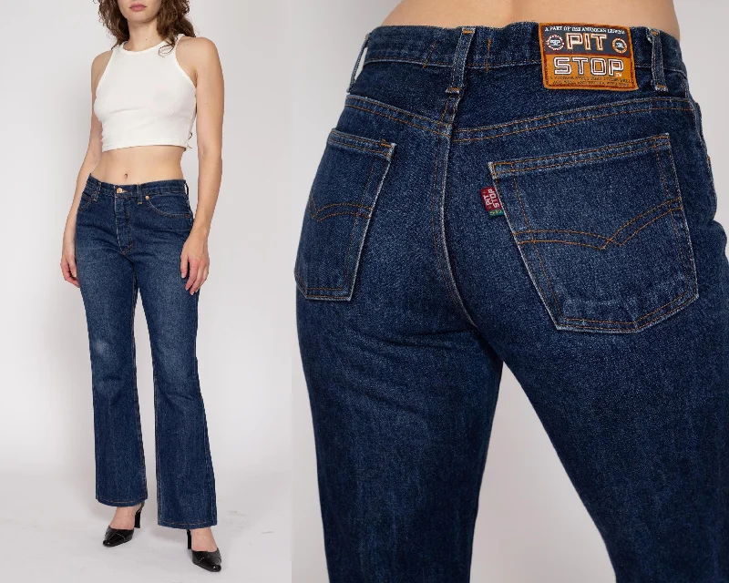 Soft and Casual Looks Comfortable Daywear Medium 90s Dark Wash Bootcut Jeans 31"