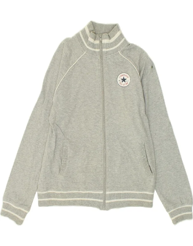 Comfy Daily Outfits Soft Apparel CONVERSE Womens Graphic Tracksuit Top Jacket UK 10 Small Grey Cotton Comfy Daily Outfits Soft Apparel CONVERSE Womens Graphic Tracksuit Top Jacket UK 10 Small Grey Cotton