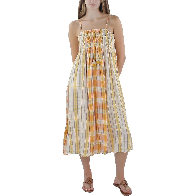 Trendy Cozy Apparel Simple Wear Lucky Brand Womens Ribbed Cotton Maxi Dress