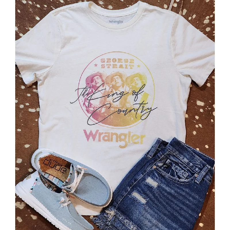 Practical Chic Wear Comfortable Apparel Wrangler George Strait King Of Country Tee