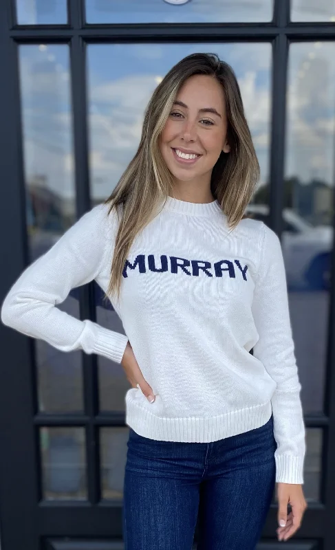 Trendy Comfortables Cozy Essentials Ellsworth & Ivy Murray Sweater Ivory/Navy