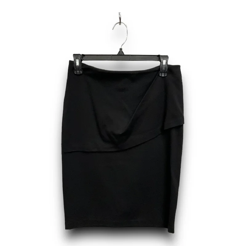 Trendy Warm Looks Chic Wear Skirt Midi By Cabi In Black, Size: 4