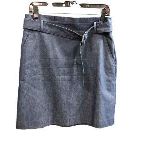 Fashionable Street Comfort Stylish Outfits Skirt Midi By Ann Taylor In Blue, Size: 10petite Fashionable Street Comfort Stylish Outfits Skirt Midi By Ann Taylor In Blue, Size: 10petite