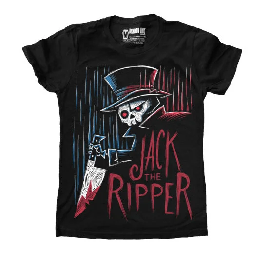 Relaxed Wear Fits Practical Chic Jack The Ripper Women Tshirt
