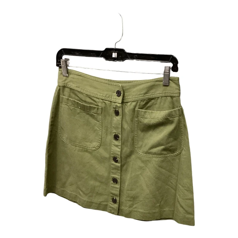 Comfortable Fashion Choices Relaxed Outfits Skirt Mini & Short By Madewell In Green, Size: 4