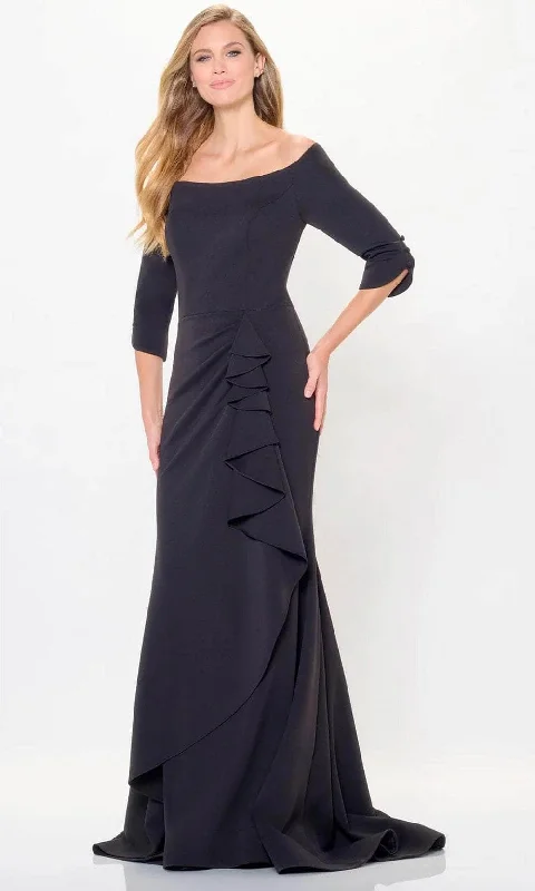 Effortless Layers Easy Chic Montage by Mon Cheri M916 - Quarter Sleeve Mermaid Evening Gown Effortless Layers Easy Chic Montage by Mon Cheri M916 - Quarter Sleeve Mermaid Evening Gown