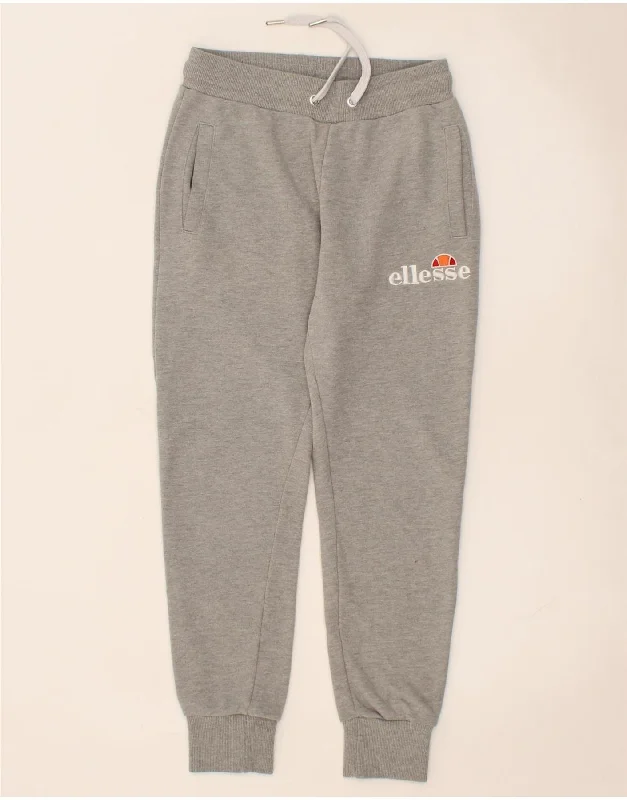 Relaxed Wear Fits Soft Dressing ELLESSE Womens Graphic Tracksuit Trousers Joggers UK 8 Small Grey Cotton Relaxed Wear Fits Soft Dressing ELLESSE Womens Graphic Tracksuit Trousers Joggers UK 8 Small Grey Cotton