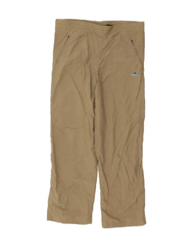 Effortless Layers Simple Comfortwear ADIDAS Womens Tracksuit Trousers UK 10 Small Beige Polyester Effortless Layers Simple Comfortwear ADIDAS Womens Tracksuit Trousers UK 10 Small Beige Polyester
