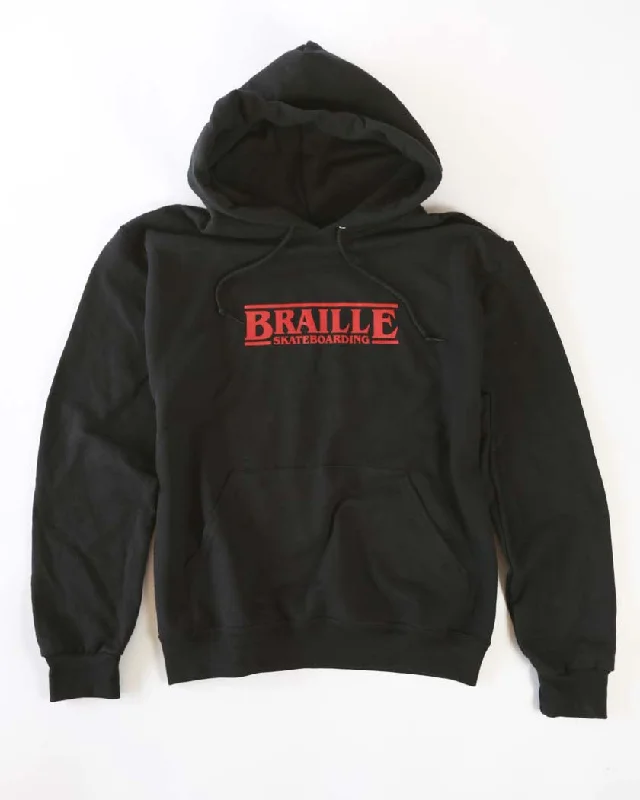 Trendy Easywear Comfort Wardrobe Braille Things Hoodie