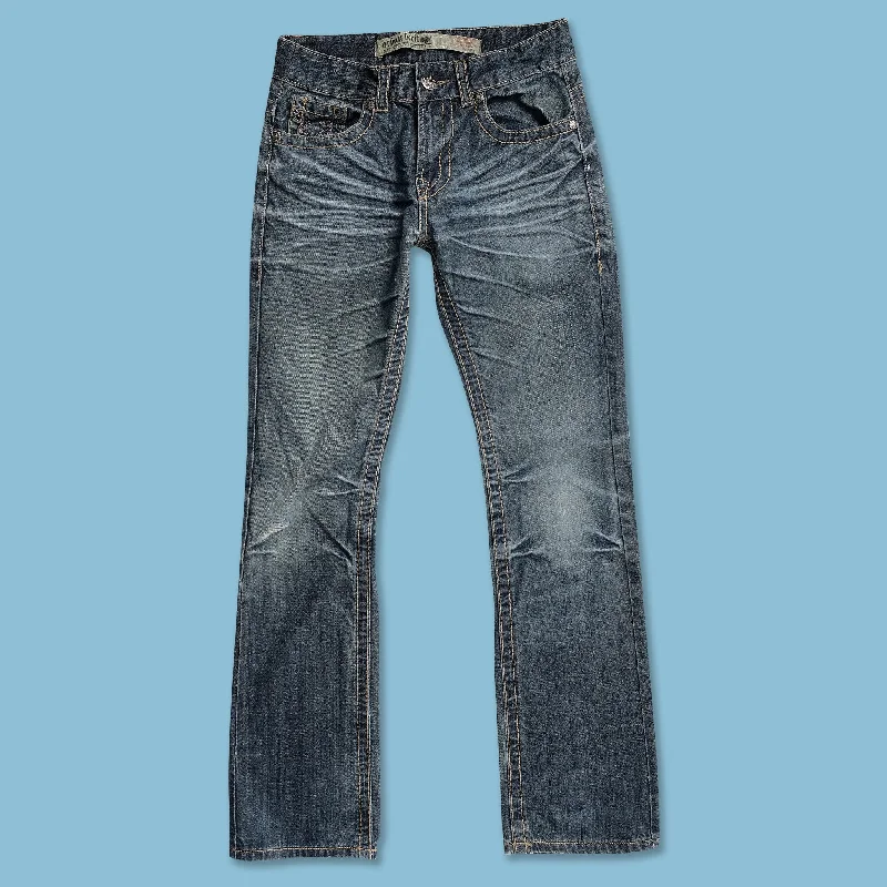 Simple Chic Wear Warm Comfortwear Y2K Flared Denim Pants 30x32