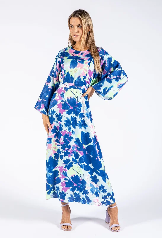 Soft Apparel Pieces Chic Fit Kimono Style Maxi dress