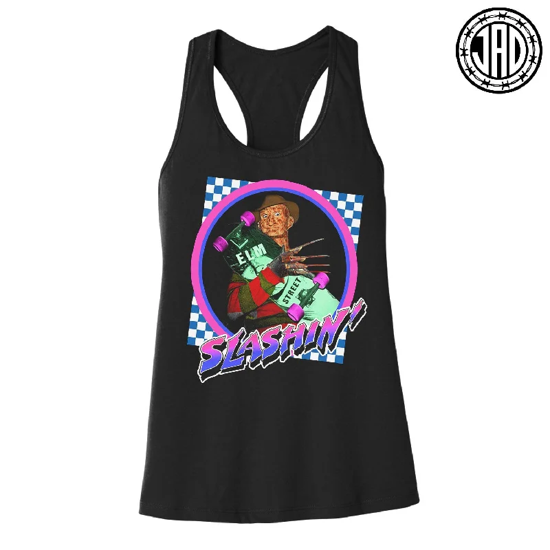 Everyday Comfort Wear Comfy Wear Slashin Fred - Women's Racerback Tank
