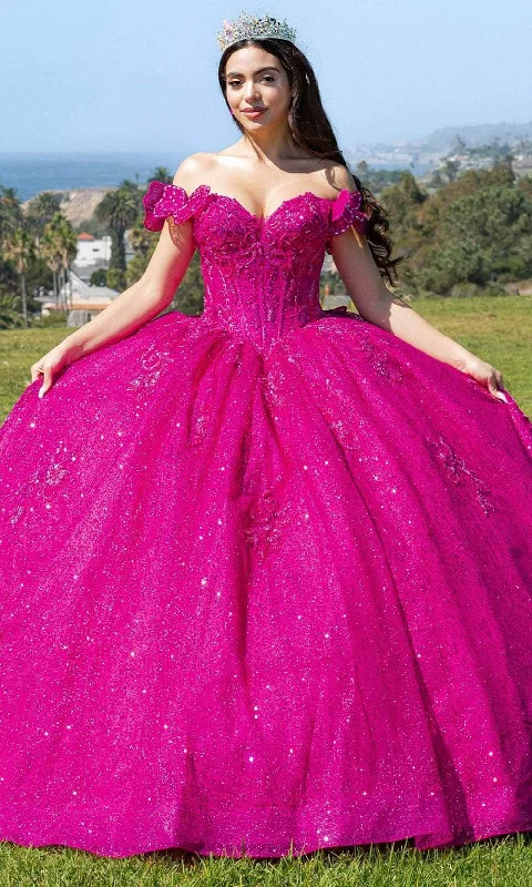 Versatile Outfits Chic Fit Cinderella Couture 8120J - Off-Shoulder Floral Embellished Ballgown Versatile Outfits Chic Fit Cinderella Couture 8120J - Off-Shoulder Floral Embellished Ballgown