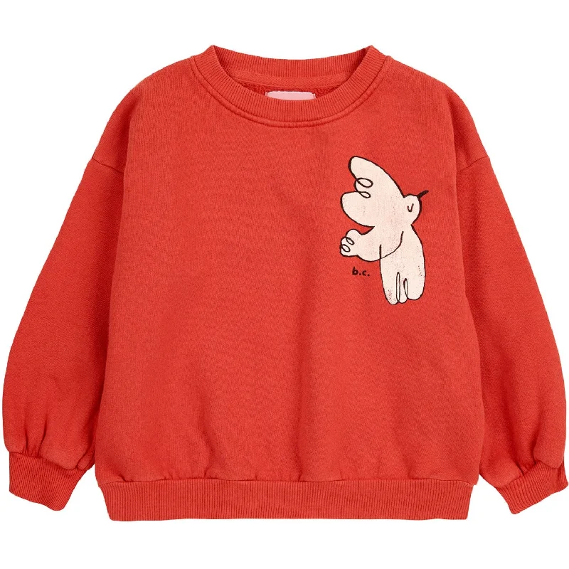 Simple Fashion Styles Daywear Fashion Bobo Choses Red Freedom Bird Sweatshirt