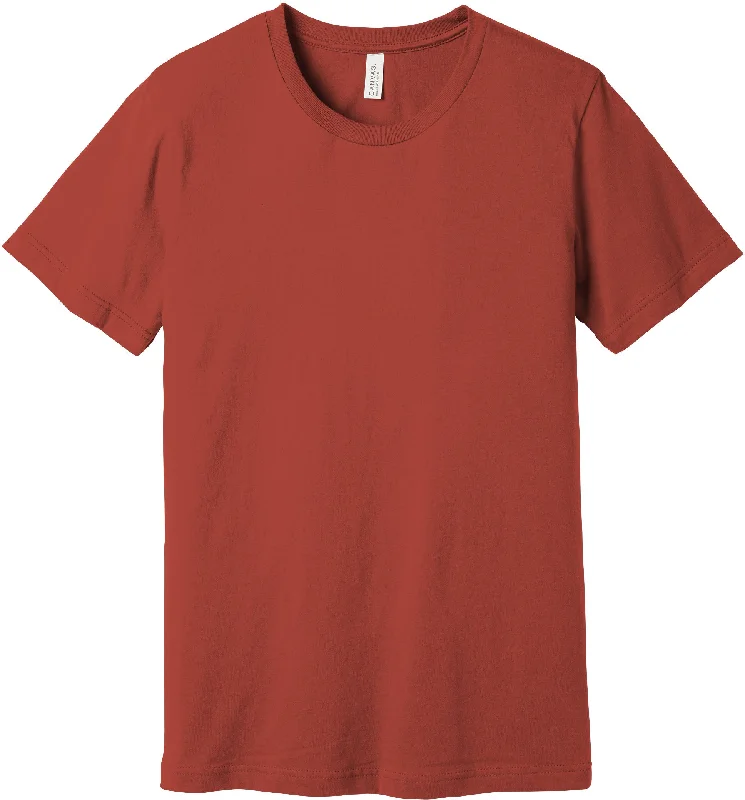 Comfy Pieces Relaxed Outfits BELLA+CANVAS Unisex Jersey Short Sleeve Tee - Rust