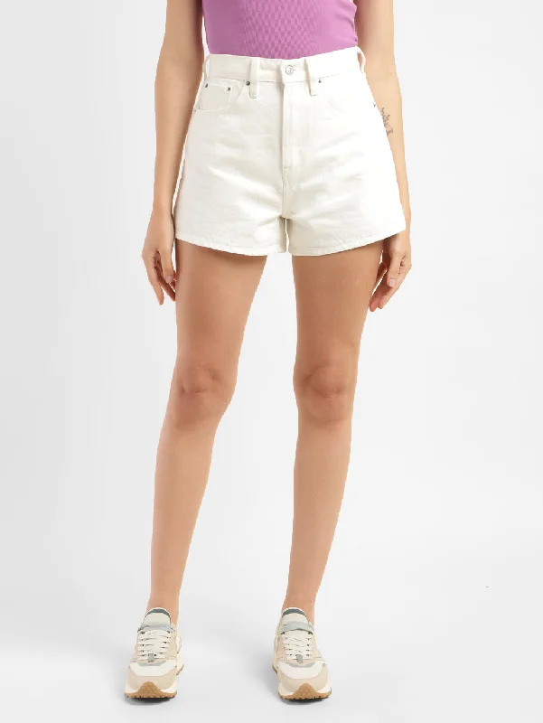 Smart Comfort Wear Chic Comfort Women's High Rise Slim Fit Shorts