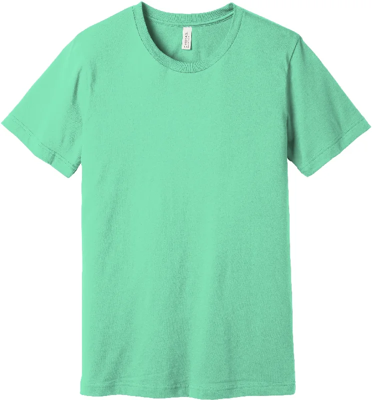Cozy and Fashionable Cool Comfort Style BELLA+CANVAS Unisex Jersey Short Sleeve Tee - Mint Cozy and Fashionable Cool Comfort Style BELLA+CANVAS Unisex Jersey Short Sleeve Tee - Mint