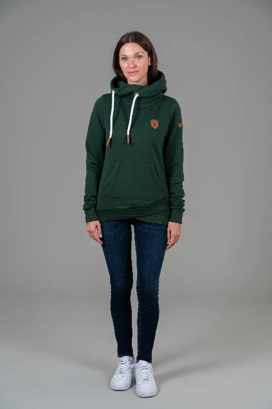 Comfortable Textiles Wear Effortless Style Artia Hoodie Deep Forest
