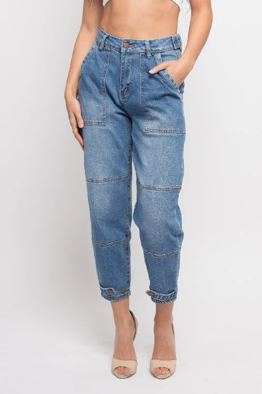 Street Comfort Clothing Cozy Essentials High Rise Slouchy Jeans