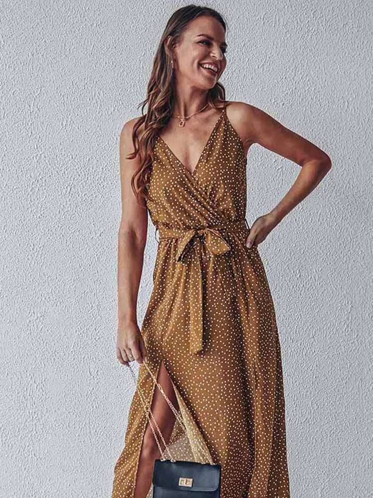 Effortless Fashionwear Easy Chic Summer Floral Backless Bandage Slit Beach Sunes Black Sleeveless Midi Dresses Effortless Fashionwear Easy Chic Summer Floral Backless Bandage Slit Beach Sunes Black Sleeveless Midi Dresses